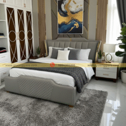 Giường đôi bọc da cỡ lớn - GN1289